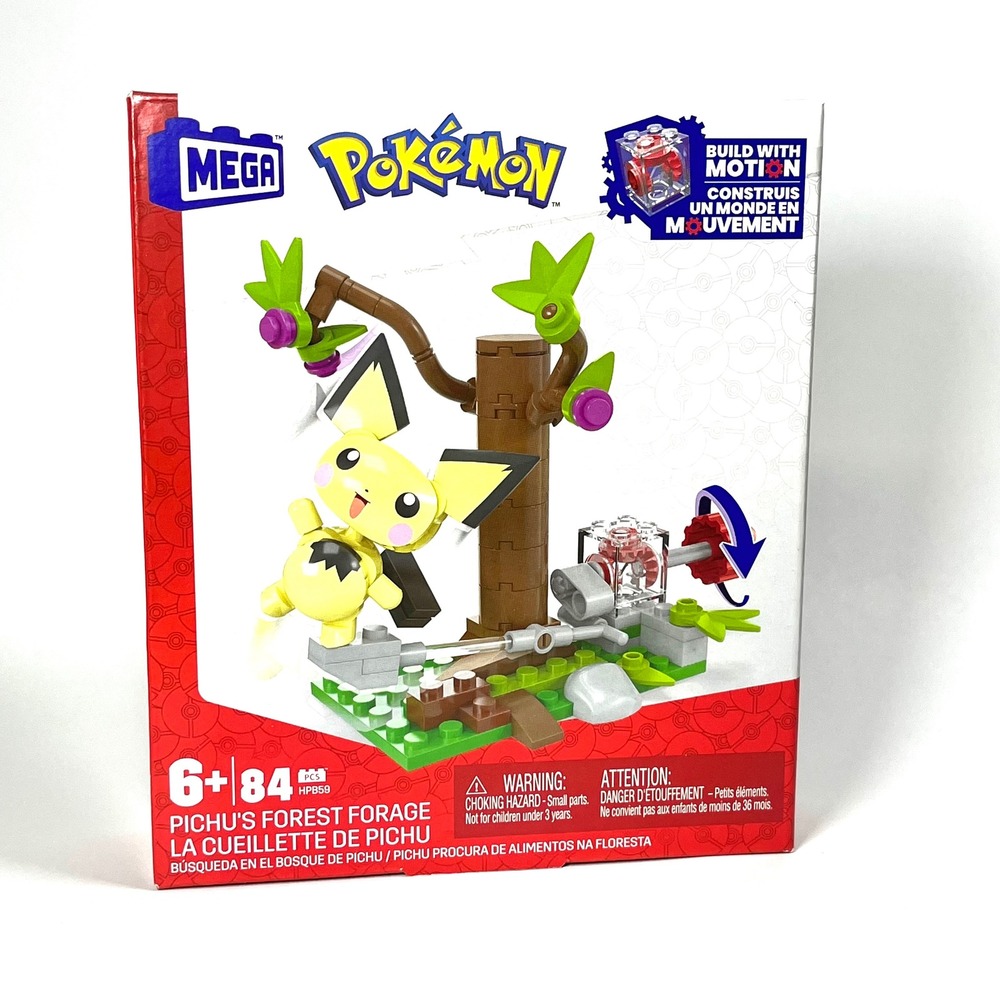 Mega Pokemon Pichu's Forest Forage Building Set 84 Pieces HPB59 Build  0087